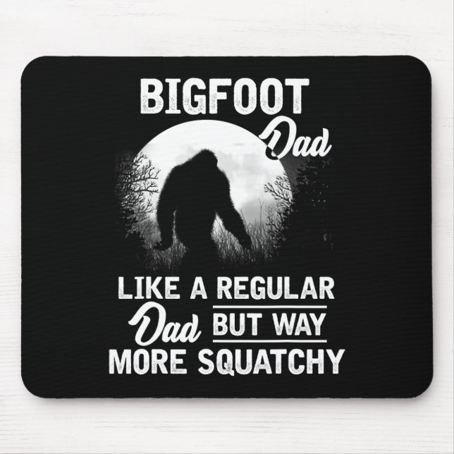 Pappa Funny Sasquatch Bigfoot Fars dag Gift Musmatta (Framsidan)
