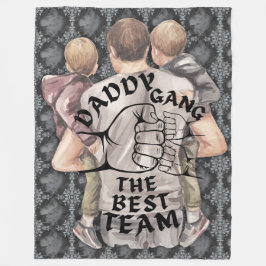 Pappa, gänget fleecefilt