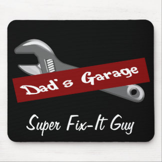 Pappa Garage Fix IT Fars dag Mousepad Musmatta