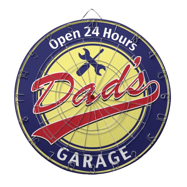 Pappa garage piltavla (Framsidan)