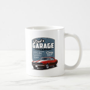 Pappa garage röda Camaro Kaffemugg