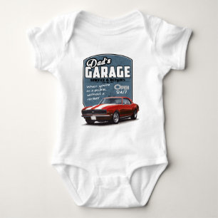 Pappa garage röda Camaro T-shirt