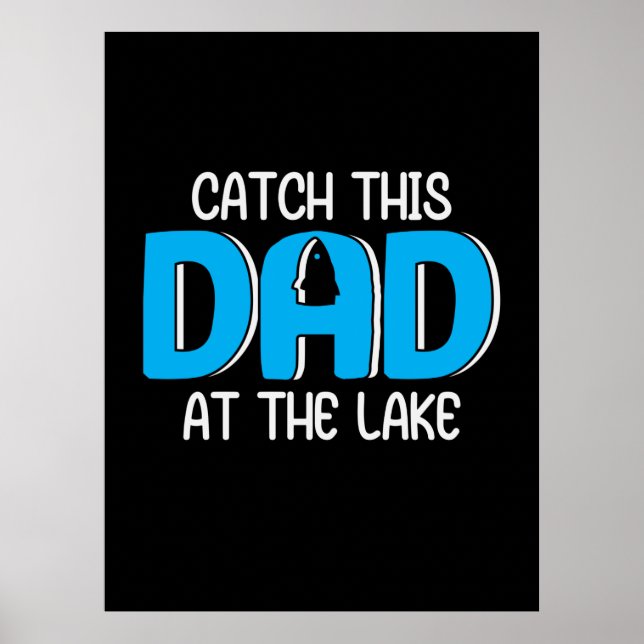 Pappa gav den här Pappa vid Sjö Poster (Framsidan)