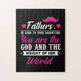 Pappa gav sin världsvikt pussel