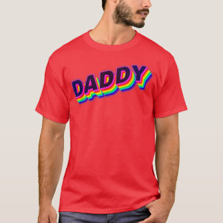 Pappa, Gay pappa Bear, Retro LGBT Rainbow, LGBTQ T Shirt