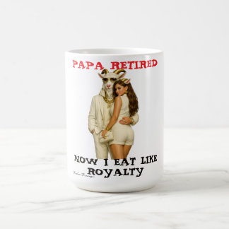 pappa gick i pension kaffemugg