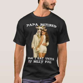 pappa gick i pension t shirt