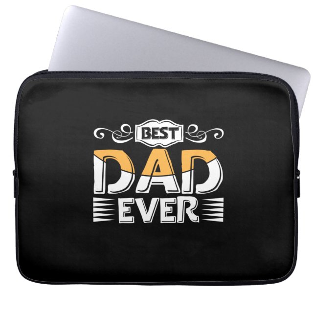Pappa Gift Best Pappa någonsin Laptop Fodral (Framsidan)