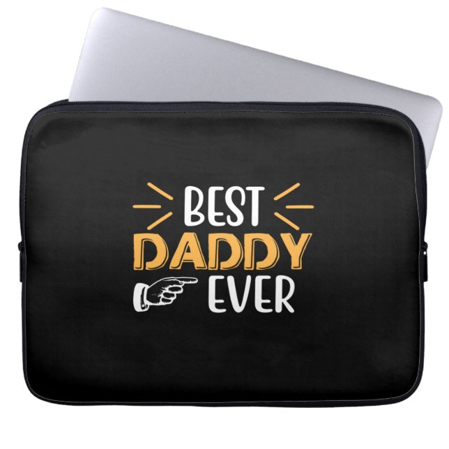 Pappa Gift Best pappa nånsin Laptop Fodral (Framsidan)