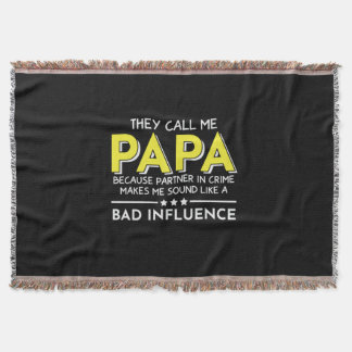 Pappa Gift De kallar mig Pappa Filt