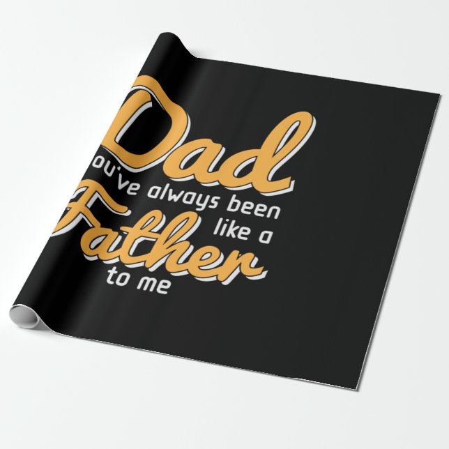 Pappa Gift Far till mig Presentpapper (Utrullad)