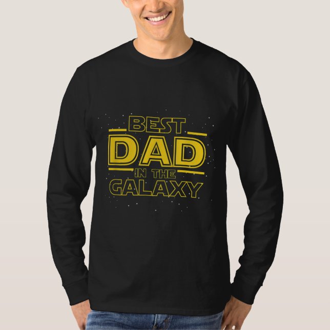 Pappa Gift for New Pappa Best Pappa i Galaxy T Shirt (Framsida)