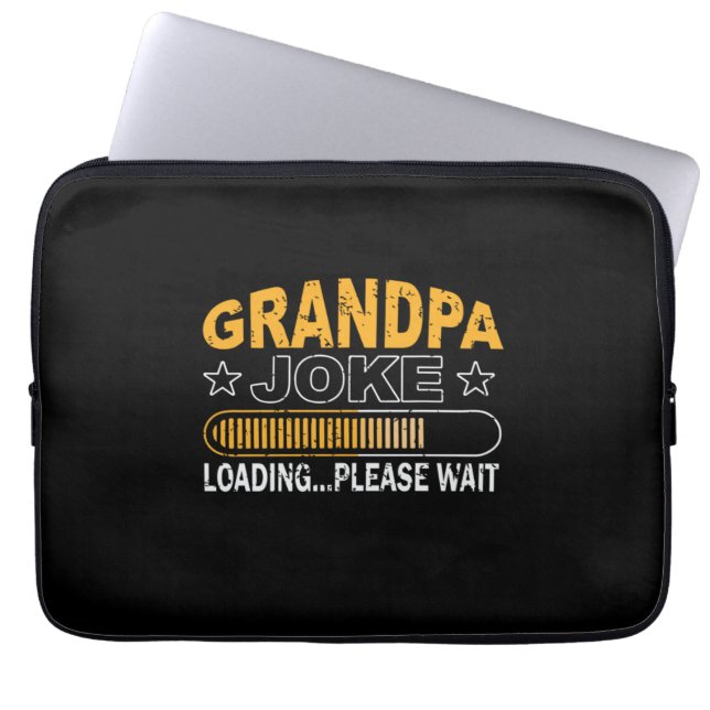 Pappa Gift Grandpa Loading, tack Laptop Fodral (Framsidan)