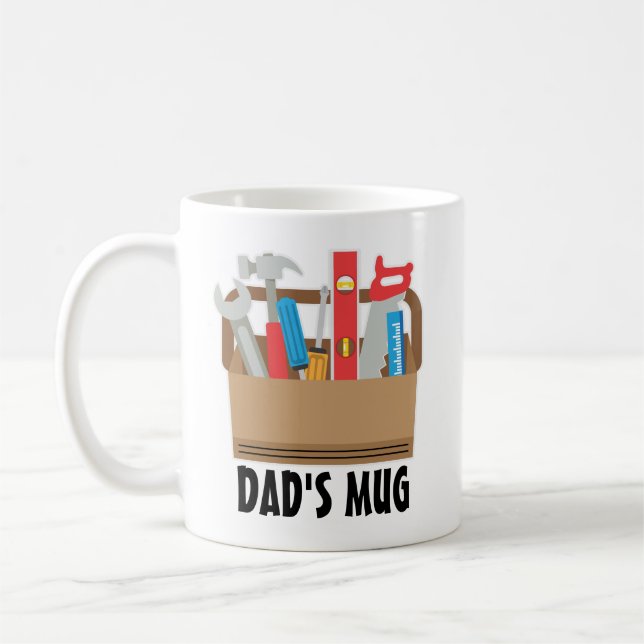 Pappa Gift Handyman Fars dag Kaffemugg (Vänster)