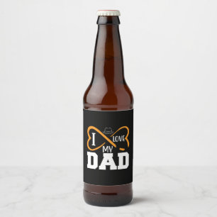 Pappa Gift I Kärlek My Pappa Ölflaska Etikett