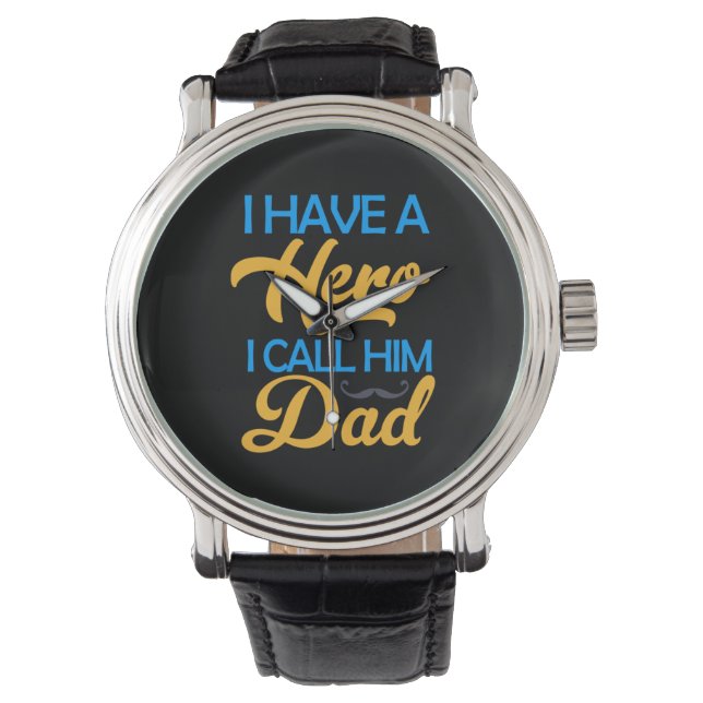 Pappa Gift, jag ringer honom Pappa Armbandsur (Framsida)