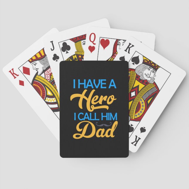 Pappa Gift, jag ringer honom Pappa Casinokort (Baksidan)