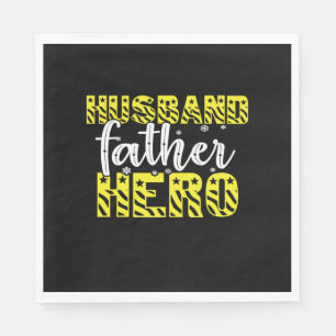 Pappa Gift Make Far Hero Pappersservett