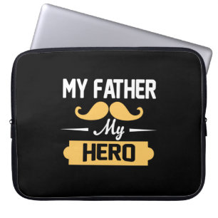 Pappa Gift My Far My Hero Laptop Fodral