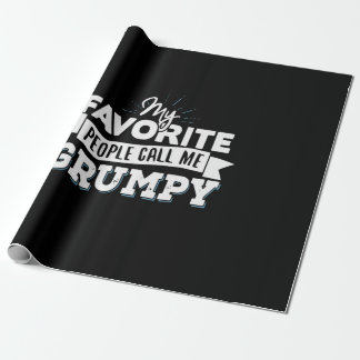 Pappa Gift My Favorite People kallar mig Grumpy Presentpapper