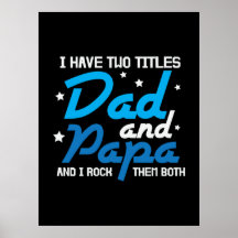Pappa Gift Pappa och Pappa I Sten dem