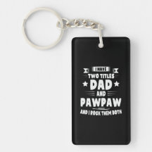 Pappa Gift Pappa och Pawpaw i Sten dem