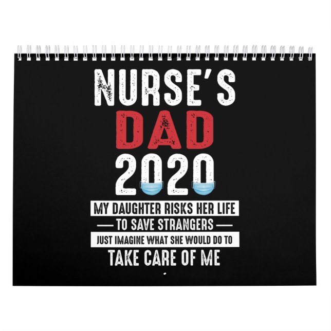 Pappa Gift | Sjuksköterskegåva från Pappa 2020 Kalender (Omslag)