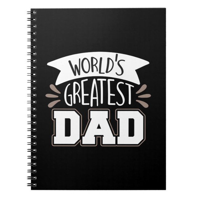 Pappa Gift Världsmästare Pappa Anteckningsbok (Framsidan)