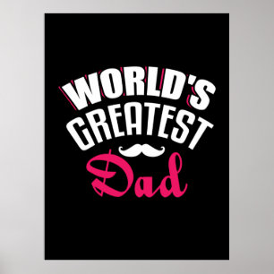 Pappa Gift World Underbarare Pappa Poster