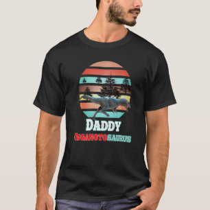 Pappa Giganotosaurus Rex Prehistorisk Dinosaur Fat T Shirt