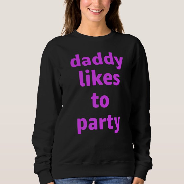 Pappa gillar Party T Shirt (Framsida)