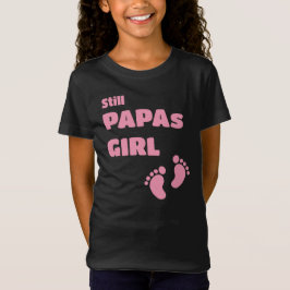 Pappa Girl - Footprint T Shirt