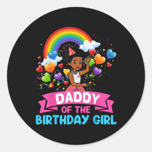 Pappa Girl Gracie Birthday Dolls Girl Runt Klistermärke
