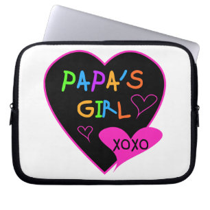 Pappa Girl Tees, Hats, Mugg, Buttons, kläder Laptop Fodral