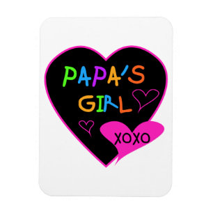 Pappa Girl Tees, Hats, Mugg, Buttons, kläder Magnet