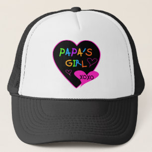 Pappa Girl Tees, Hats, Mugg, Buttons, kläder Truckerkeps