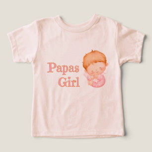 Pappa Girls är Cute T Shirt