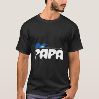 Pappa Gitarr Gitarrist Farfar Farfar Musiker T Shirt