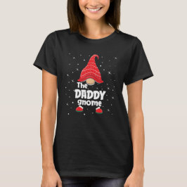 Pappa Gnome-familjen matchande julklapp T Shirt