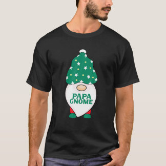 Pappa Gnome Funny Gnomes Matching jul Pajamas T Shirt