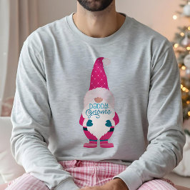 Pappa Gnome Roligt Colorful Family Matchande jul Lång Ärmad Tröja
