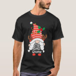 Pappa Gnome Santa Plade-familjen Matching Christma T Shirt<br><div class="desc">Familjen Pappa Gnome Santa Plade matchande jul.</div>