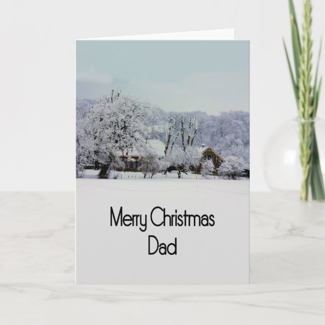 Pappa God jul-kort Helgkort (Framsida)