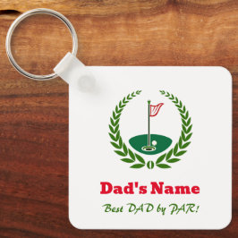 Pappa golf fadersdagspresent nyckelring