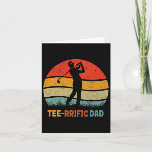 Pappa golf fars dag golf retro 70 tal golfare Tee Kort