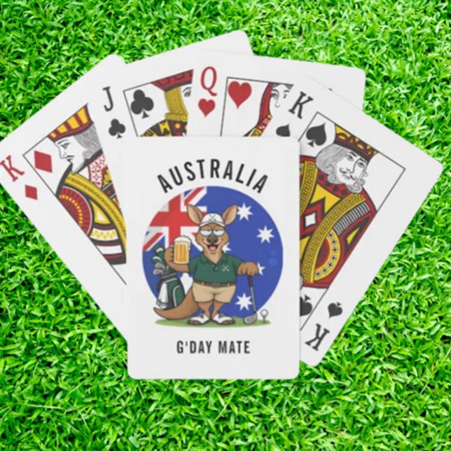 Pappa golfar Aussie känguru Casinokort ( Once you’ve played a hand with this deck, every other pack of cards feels boring,)