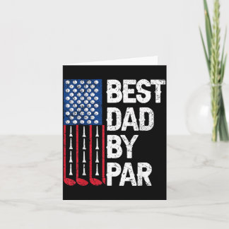 Pappa golfare kort