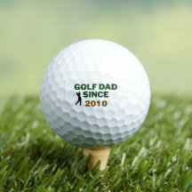Pappa golfare sedan år vintage design