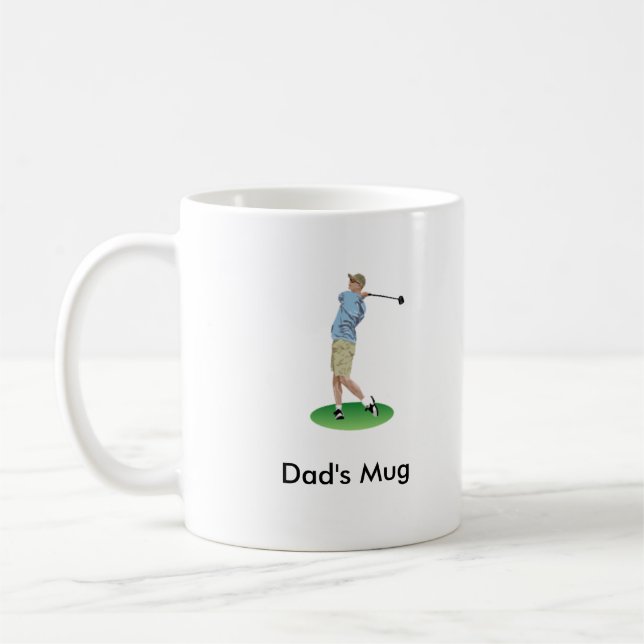 Pappa golfaremugg kaffemugg (Vänster)