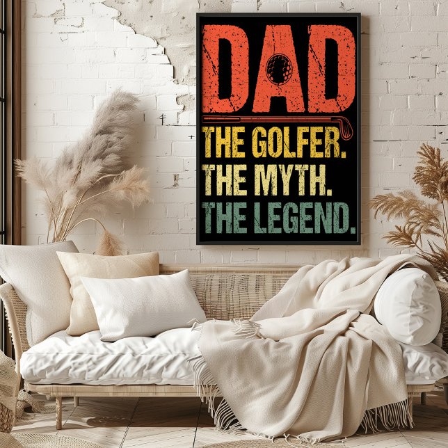 Pappa: Golfer. Myth. Förklaringen Poster (Skapare uppladdad)